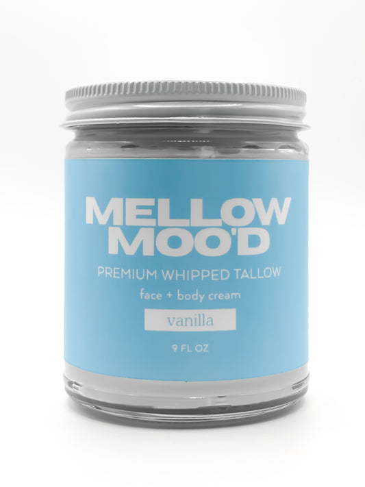 Vanilla Whipped Tallow Face + Body Cream 9oz