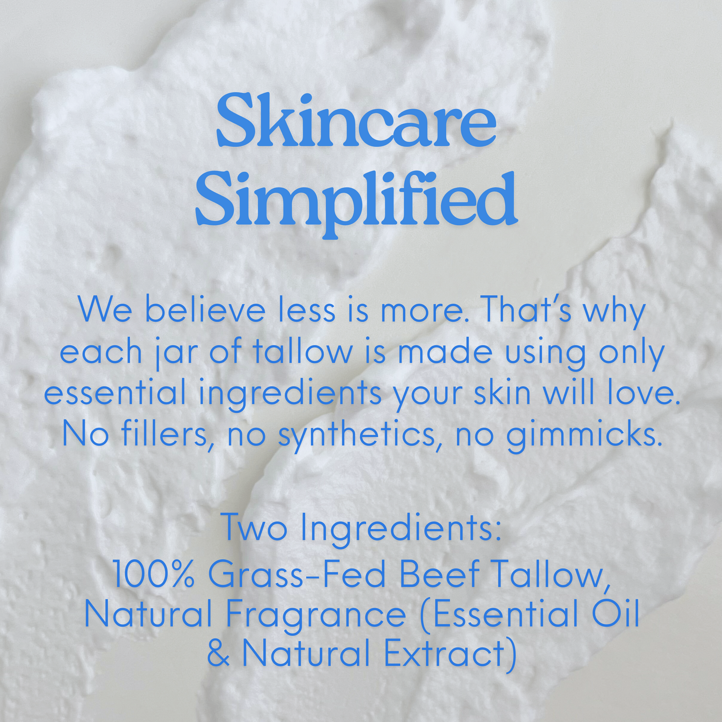 Vanilla Whipped Tallow Face + Body Cream 9oz