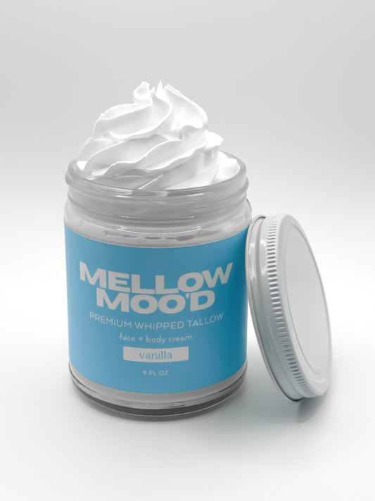 Vanilla Whipped Tallow Face + Body Cream 9oz